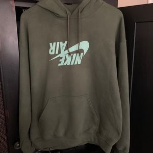 olive green jordan hoodie